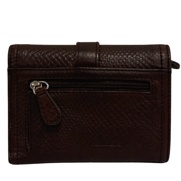 Tignanello Leather Handbag & Wallet Set chocolate Brown  NWOT - Picture 14 of 16